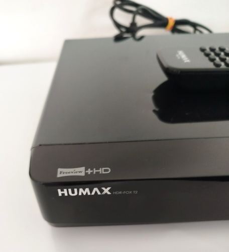 Humax HDR-FOX T2 Twin Tuner HD 1TB Recorder mit Fernbedienung - gebrauchter Zustand - schwarz - Bild 3 von 11