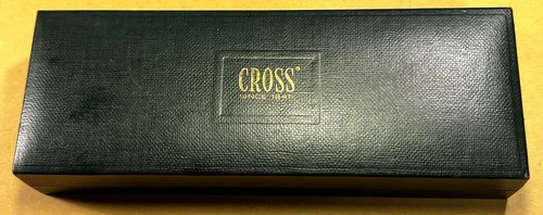 "Cross" ATX Chrome&CT "M" steel nib Made in US c.2000's Fountain pen w/case - Imagen 12 de 12