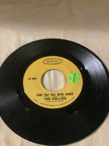 The Hollies,Epic 10180,"Carrie-Anne",US,7" 45,1967 British Invasion, Mint - Picture 2 of 2