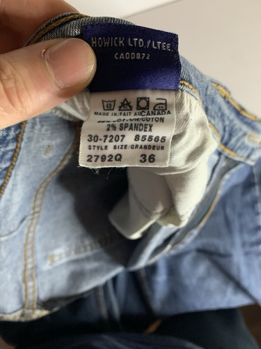 Vintage Ikeda Classic Button Fly Light Blue Jeans Size 36 - Picture 6 of 6