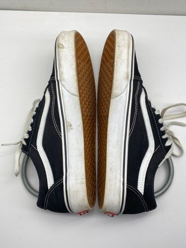 VANS Off The Wall Black Skateboarding Shoes Classic Suede Canvas Gummy Men’s 8 - Picture 8 of 19