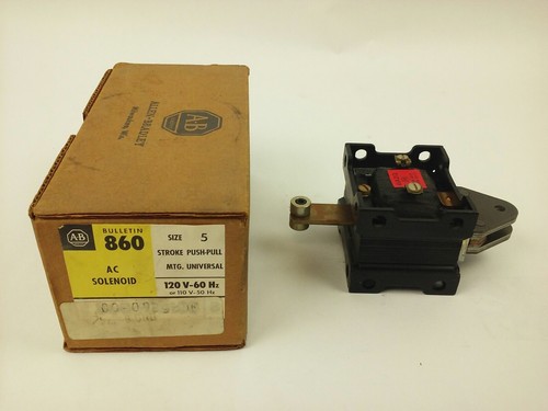 ALLEN BRADLEY, 860-FOD108, SER.B, AC SOLENOID, SIZE 5, 120V-60HZ, 600V MAX, NEU