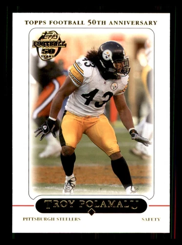 2005 FOOTBALL 2005 Topps Troy Polamalu Pittsburgh Steelers #174 1
