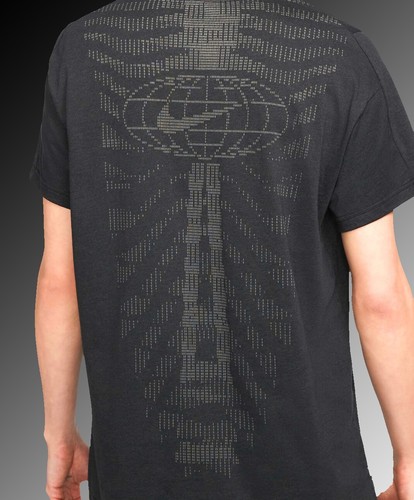 Nike Pro Dri-FIT Short-Sleeve Top Black Men Size Large - Picture 5 of 7