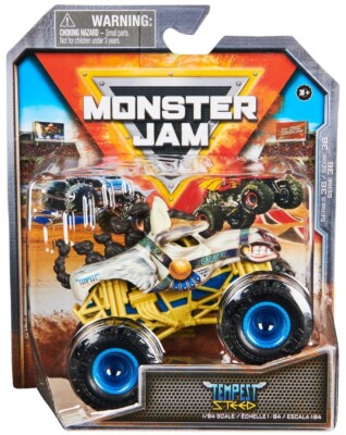 TEMPEST STEED Series 40 Monster Jam Spin Master Trucks Car Auto 1:64 scale