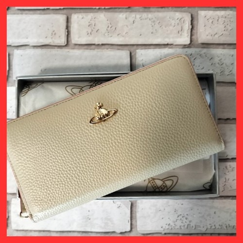 Vivienne Westwood Long Wallet 55Vv339 Beige - Picture 4 of 10