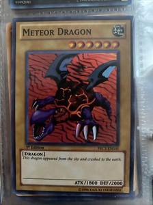 PRC1-EN001YUGIOH Meteor Dragon Super Rare 1st Edition NM PRC1-EN001YUGIOH Meteor Dragon Super Rare 1st Edition NM