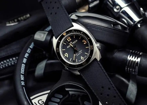 RALF TECH WRB First Edition Automatik Taucheruhr mit Silikonarmband und Box - Bild 4 von 4