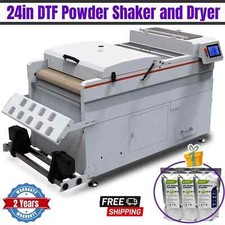 24in Automatic DTF Powder Shaker and Dryer with Conveying Platform &Touch Screen