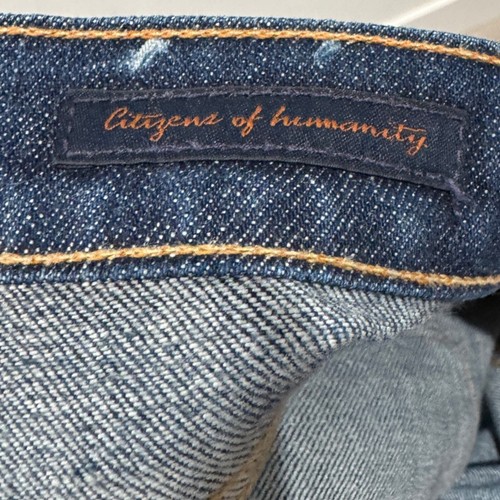 Citizens of Humanity Kelly #063 Low Waist Cropped Denim Blue Jeans Size 30 - Picture 14 of 15