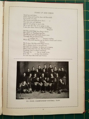'Das Klassenbuch von Haverhill High School 1914' seltene Sammlergeschichte GC - Bild 8 von 12