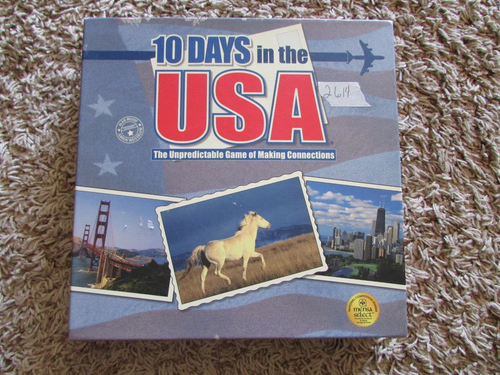 10 Days in the USA ; geography education United States 2013 game