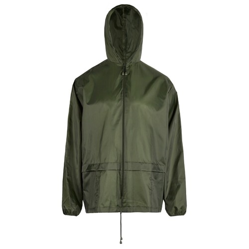 Unisex Plain Rain Coat Kagoul Jacket Water Proof Hooded Lightweight Adults UK - Picture 13 of 20