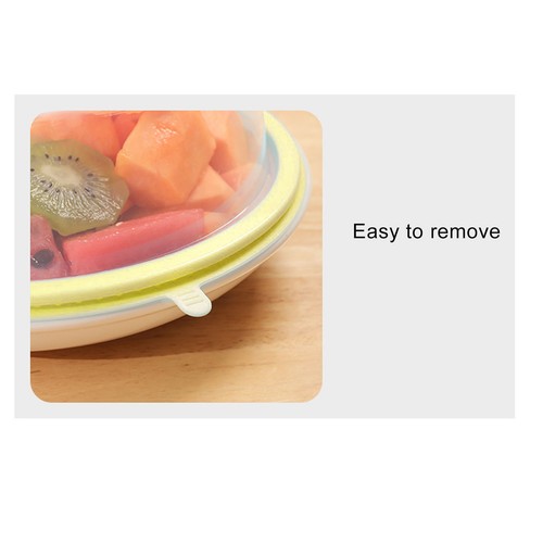 Microwave Heating Sealing Cover Transparent PP Stackable Temperature Keeping - Picture 21 of 21