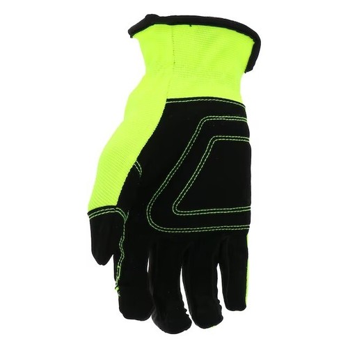 Guantes de construcción de cuero sintético, Project Source grandes (3 pares) NUEVO - Imagen 6 de 9