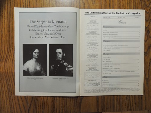UDC Daughters of the Confederacy Magazine 1995 März Anne Carter Lee 1839-1862 - Bild 2 von 3