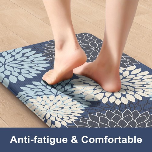 Anti Fatigue Kitchen Mats,Non Slip Farmhouse Kitchen Rugs Sets 2 Piece,Waterp... - Picture 2 of 9
