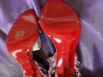 Christian Louboutin SANDALE DU DESERT Ankle Tie Bow Heel