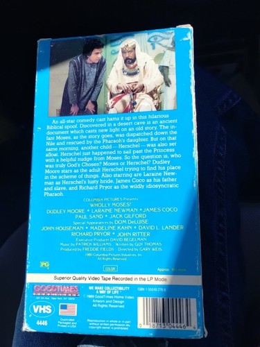 “Wholly Moses!” (VHS, 1989) Dudley Moore, Laraine Newman - Picture 2 of 2