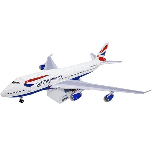 1:144 Boeing 747 Aircraft Civil Aviation Airliner DIY 3D Paper Card ModelA*FE - Afbeelding 1 van 8