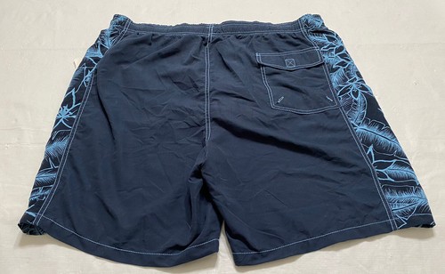 Caribbean Joe Swim Trunks Men’s Size 2XL Navy Blue Swimwear Shorts NWT - Picture 3 of 4