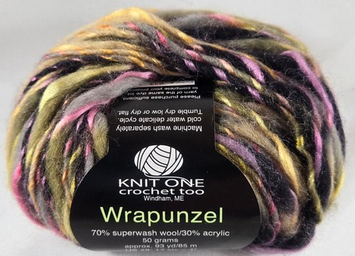 Knit One Crochet Too Yarn Wrapunzel 70% Superwash Wool 30% Acrylic 93y1.75oz - Picture 10 of 13
