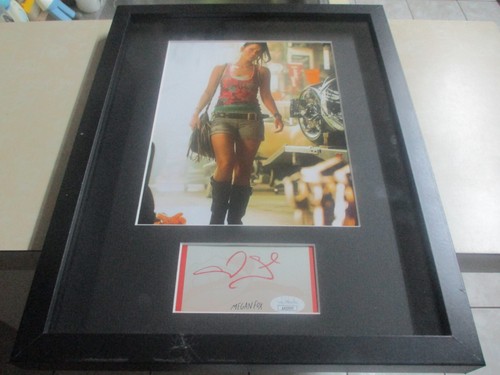 MEGAN FOX TRANSFORMERS SIGNED/AUTOGRAPHED MATTE CUT FRAMED JSA CERTIFIED - Picture 3 of 4