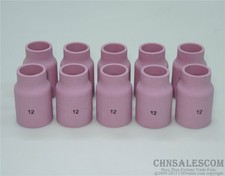 10 pcs 12#  53N87 Alumina Nozzle Large Gas Lens Cups for WP-9/20/25/17/18/26