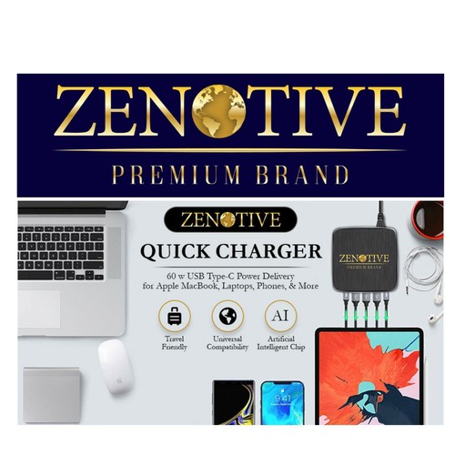 ZENOTIVE 60W USB TYPE C PD QC3.0 Charging Station 5 Port Power Adapter AU PLUG - Picture 8 of 12