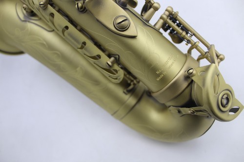 Saxofón alto estilo SA80 bronce antiguo música oriental con botones de llave de metal - Imagen 5 de 14
