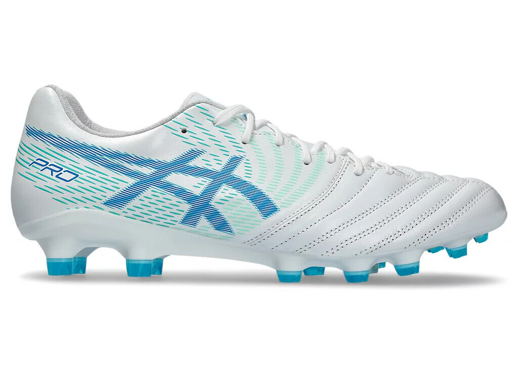 ASICS DS LIGHT X-FLY PRO 2 1101A055 102 White Electric Blue Men Soccer Shoes