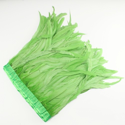 2 Meters Colorful Rooster Feathers Trim 20-35CM Natural Cock plume Fringe Ribbon - Picture 7 of 30