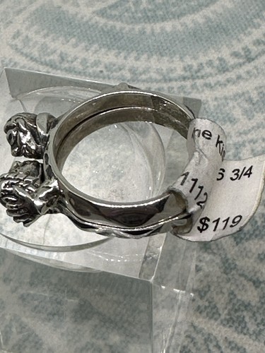 Trollbeads The Kiss Ring Size 6 3/4, New & Retired 2018 - Picture 5 of 7