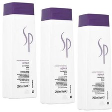 Wella SP Repair Shampoo Für Strapaziertes Haar, (3er Pack) 250ml