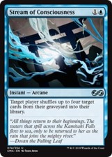 MTG-4x-Near Mint, English-Stream of Consciousness-Ultimate Masters