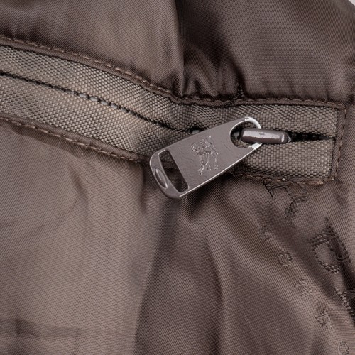 Burberry Men's Insulated Green Khaki Button-Up & Full-Zip Collared Parka Coat L - Picture 20 of 22