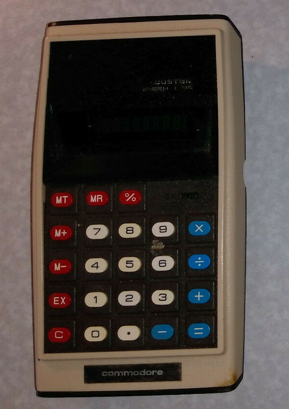Calculatrice Commodore GL 997R – Vintage Avec Son Boîtier – Fonctionnelle
