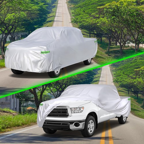 232" Waterproof Pickup Truck Car Cover UV For GMC Sierra 1500 Crew Cab 5.8FT SB - Picture 9 of 19