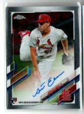 2021 Topps Chrome Seth Elledge AUTO ROOKIE CARDINALS