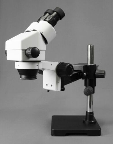 Vision 7X-45X Binokular Zoom Stereomikroskop mit Gleitarm Ausleger Ständer - Bild 3 von 4