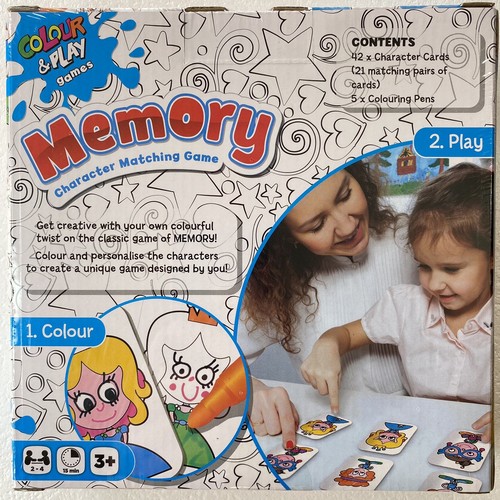 Interplay MEMORY Giochi a Colori e Gioca Personaggio Gioco Abbinato Diventa Creativo - Foto 2 di 5