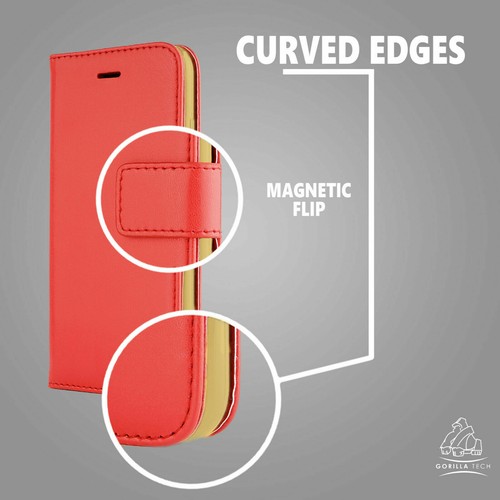 For iPhone 11 Pro Leather Wallet Case Screen Proector Flip Cover - Picture 2 of 12