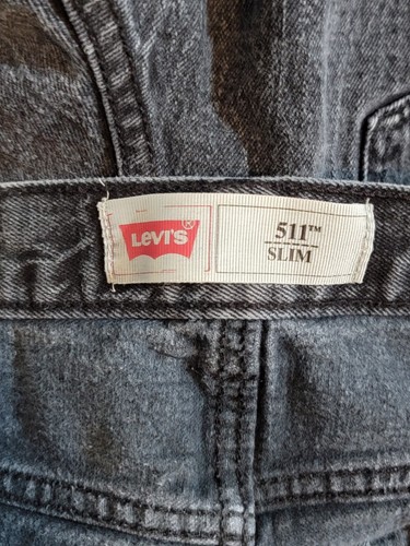 levis strauss 511 jeans boys size 18 regular slim straight denim black - Picture 12 of 13
