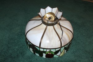 Large-Vintage-Slag-Glass-Chandelier-Colorful-Fruit-Pears-Apples-Grapes