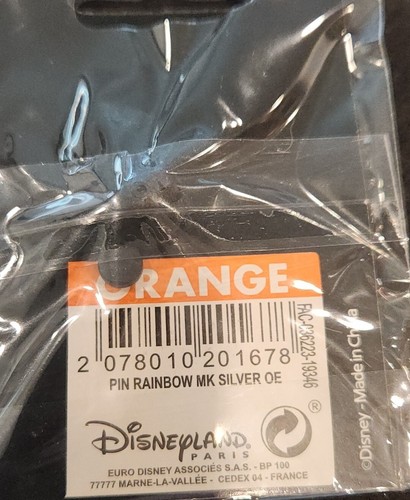 Disney Trading Pin 00095 Mickey Mouse Rainbow Pride DLP Paris France NEW ON CARD - Picture 6 of 6