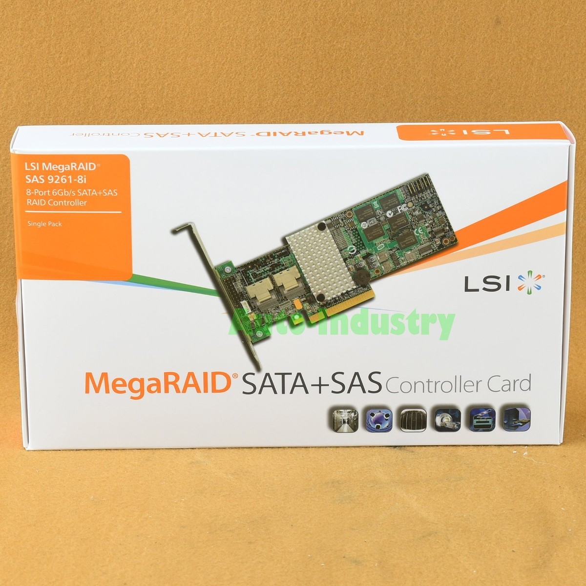 日本代理店正規品 LSI Logic Megaraid SAS 9261-8 Iシングル | sport-u.com