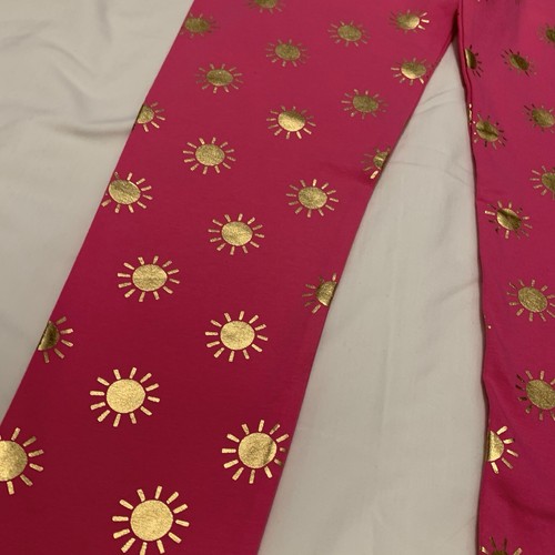 NWT Boden 13-14Y 164cm hot pink golden sun full length leggings pants - Picture 9 of 9