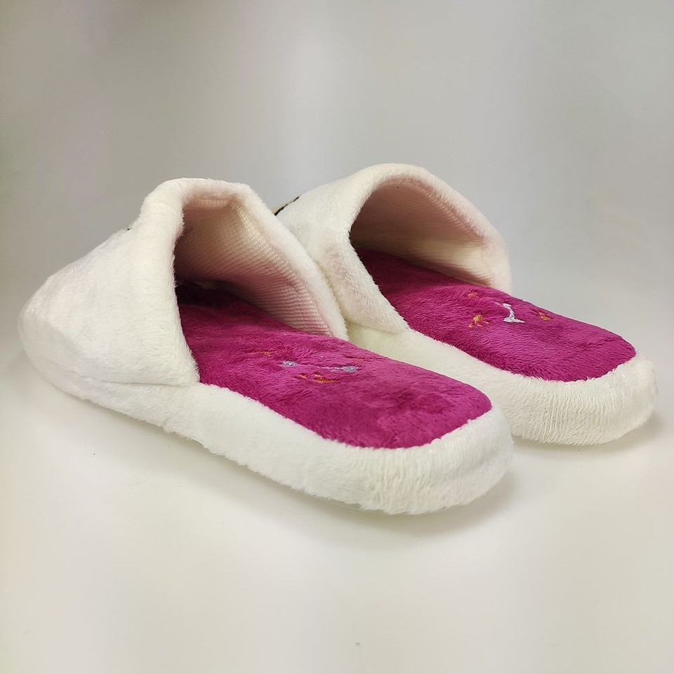 Damen Hausschuhe Lustige mit Kuh Pantoffeln Plüsch Kuschelige Slippers