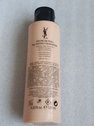 Ysl Touche Eclat All Hours Foundation 125ml,B10