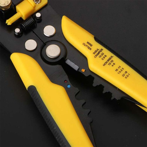 Automatic Electrical Wire Stripper Cutter Pliers Cable Crimper Terminal Tool + - Picture 7 of 11